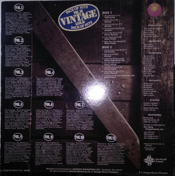 Various - Vintage Gold Pack Of Hits Vol. 10 - LP