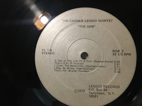 Carmen Leggio Quintet - The Gem - LP