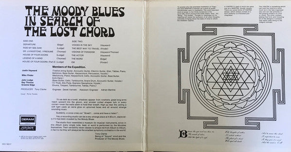 The Moody Blues - In Search Of The Lost Chord - LP