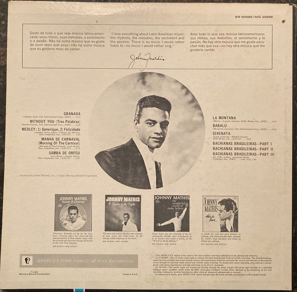 Johnny Mathis - Olé - LP