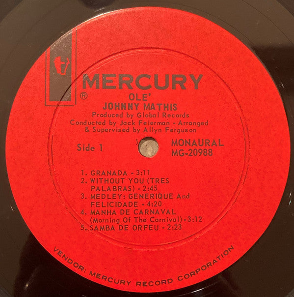 Johnny Mathis - Olé - LP