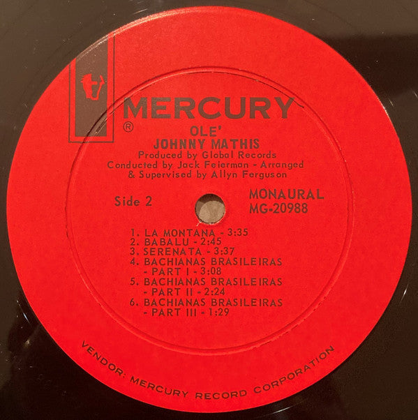Johnny Mathis - Olé - LP
