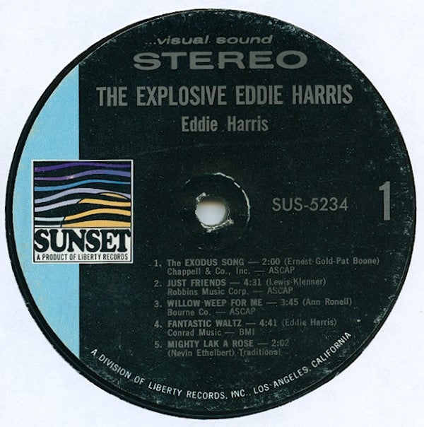 Eddie Harris - The Explosive Eddie Harris - LP