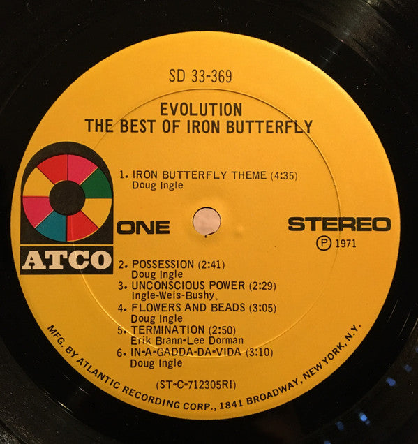 Iron Butterfly - The Best Of Iron Butterfly Evolution - LP