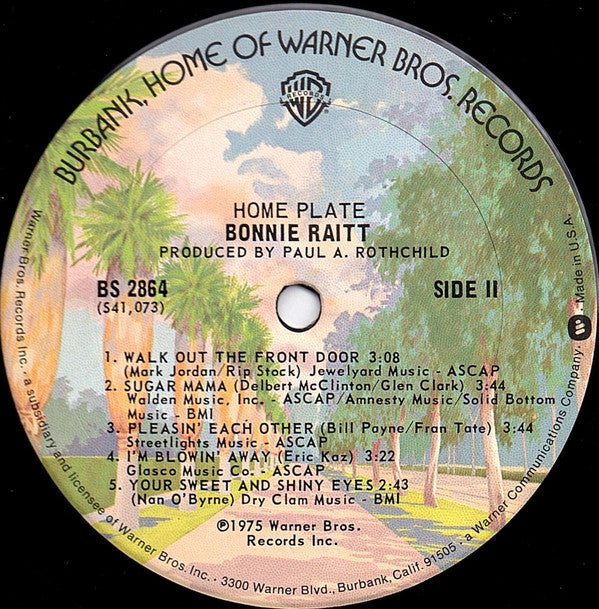 Bonnie Raitt - Home Plate - LP
