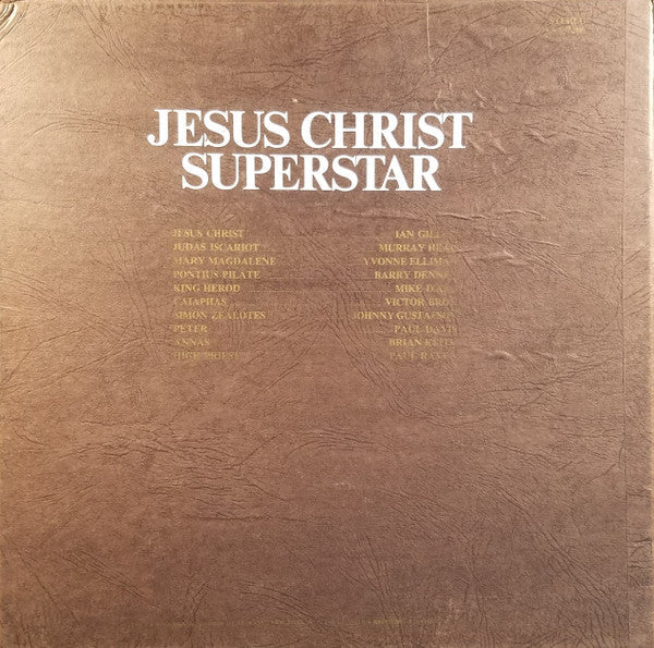 Andrew Lloyd Webber & Tim Rice - Jesus Christ Superstar - A Rock Opera - LP