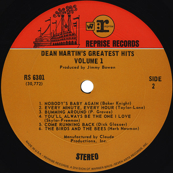 Dean Martin - Dean Martin's Greatest Hits! Vol. 1 - LP