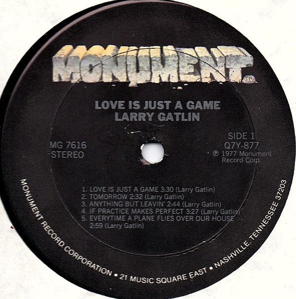Larry Gatlin - Love Is Just A Game - LP