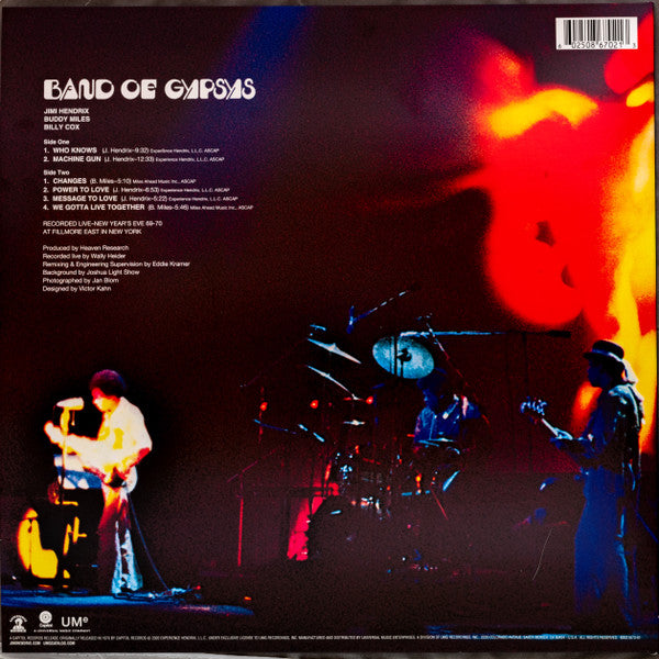 Hendrix* - Band Of Gypsys - LP