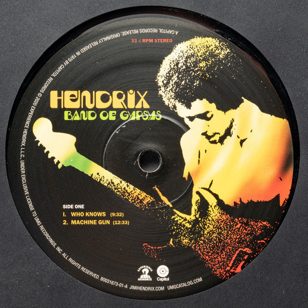 Hendrix* - Band Of Gypsys - LP