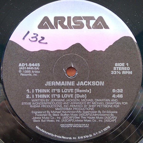 Jermaine Jackson - I Think It's Love - LP