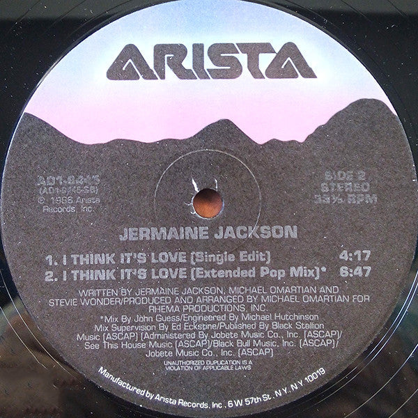 Jermaine Jackson - I Think It's Love - LP