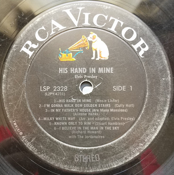 Elvis Presley - His Hand In Mine - LP