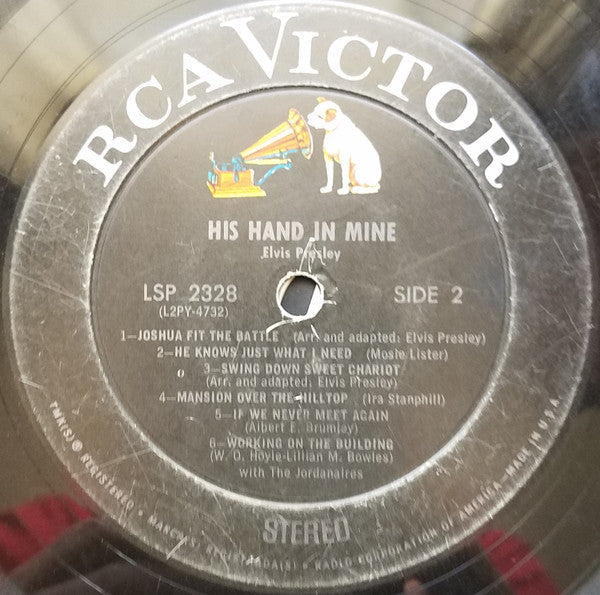Elvis Presley - His Hand In Mine - LP
