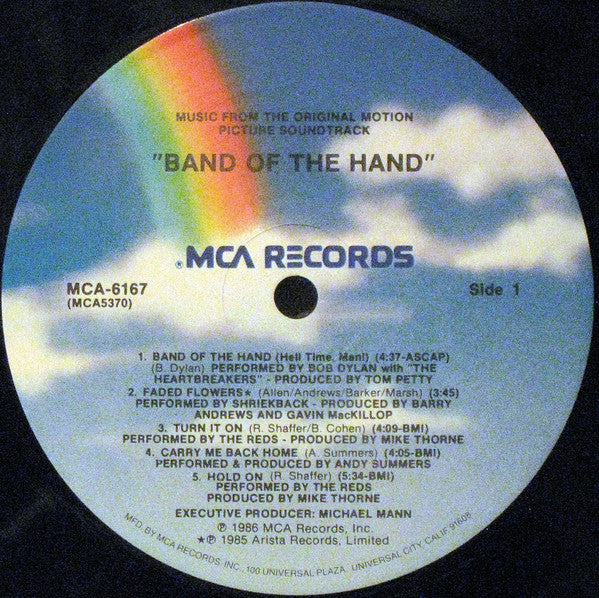 Various - Band Of The Hand (Original Motion Picture  Soundtrack) - LP