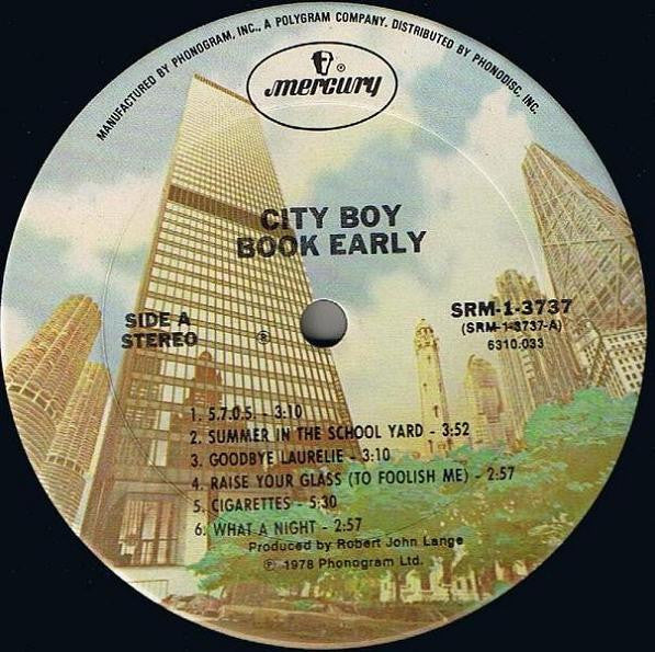 City Boy - Book Early - LP