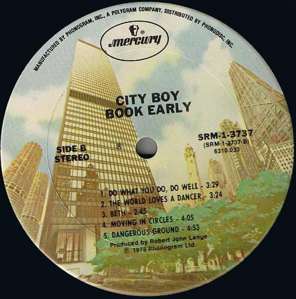 City Boy - Book Early - LP