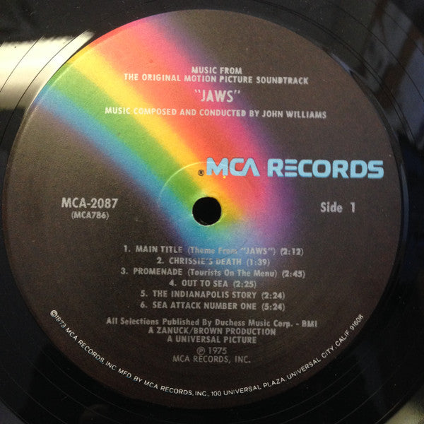 John Williams  - Jaws (Music From The Original Motion Picture Soundtrack) - LP