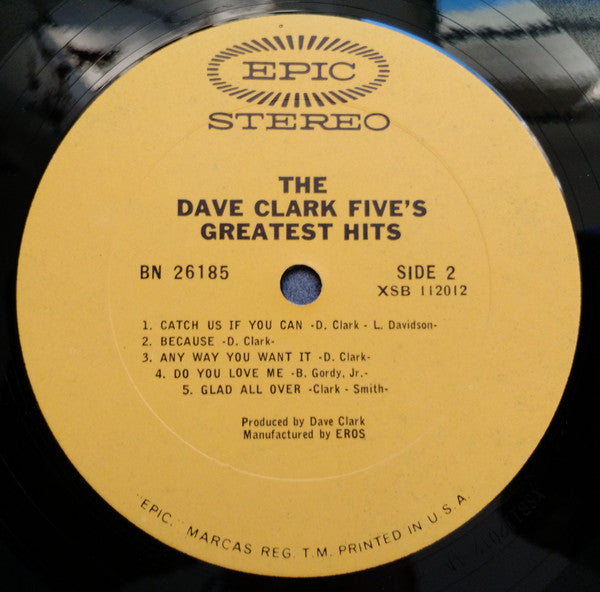 The Dave Clark Five - The Dave Clark Five's Greatest Hits - LP