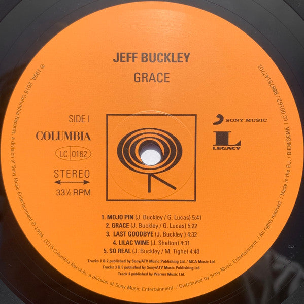 Jeff Buckley - Grace - LP