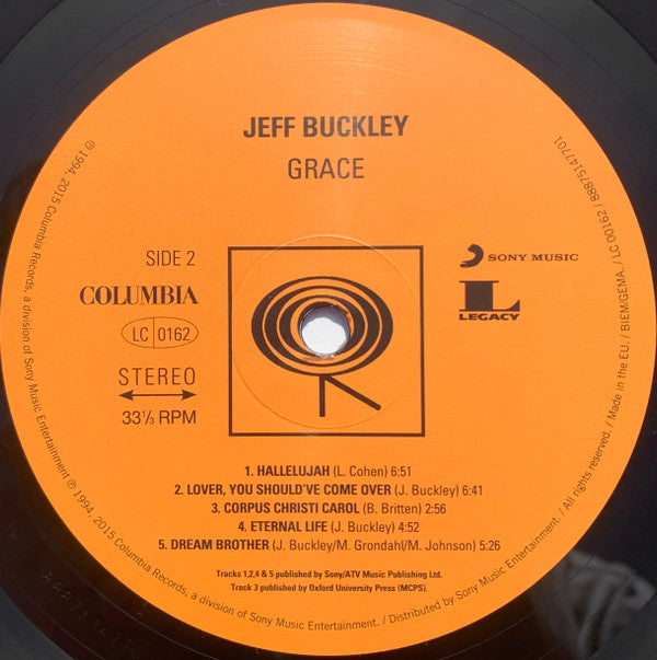 Jeff Buckley - Grace - LP