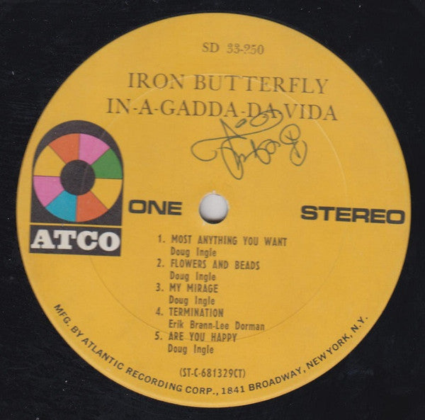 Iron Butterfly - In-A-Gadda-Da-Vida - LP