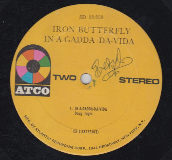 Iron Butterfly - In-A-Gadda-Da-Vida - LP