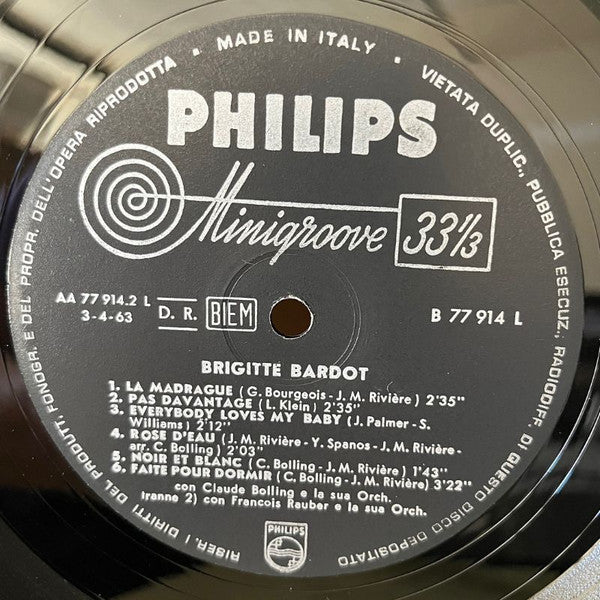 Brigitte Bardot - Brigitte Bardot - LP