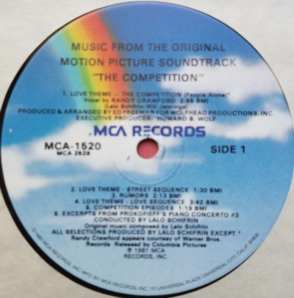 Lalo Schifrin - The Competition (Music From The Original Motion Picture Soundtrack) - LP