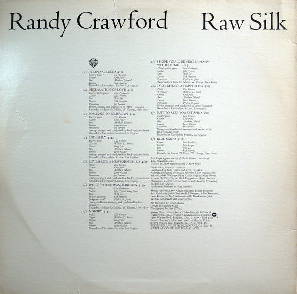 Randy Crawford - Raw Silk - LP