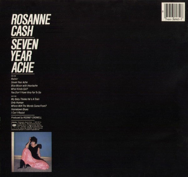 Rosanne Cash - Seven Year Ache - LP
