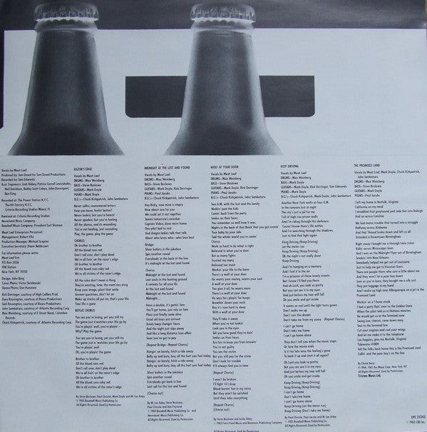 Meat Loaf - Midnight At The Lost And Found - LP