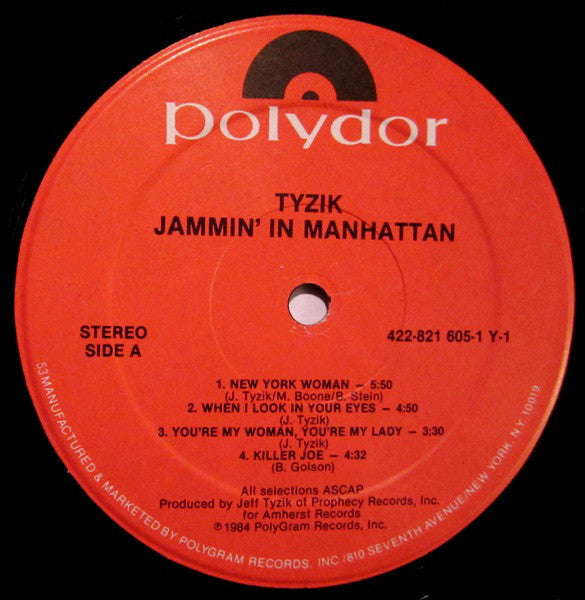Tyzik* - Jammin' In Manhattan - LP