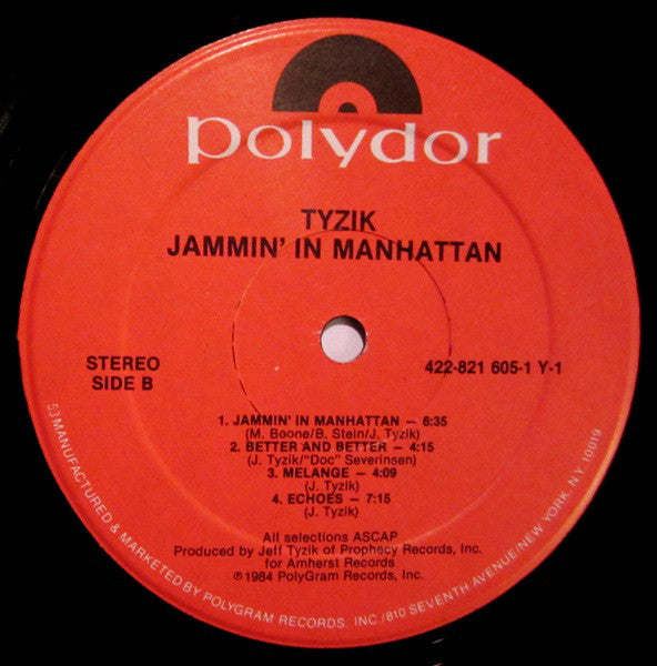 Tyzik* - Jammin' In Manhattan - LP