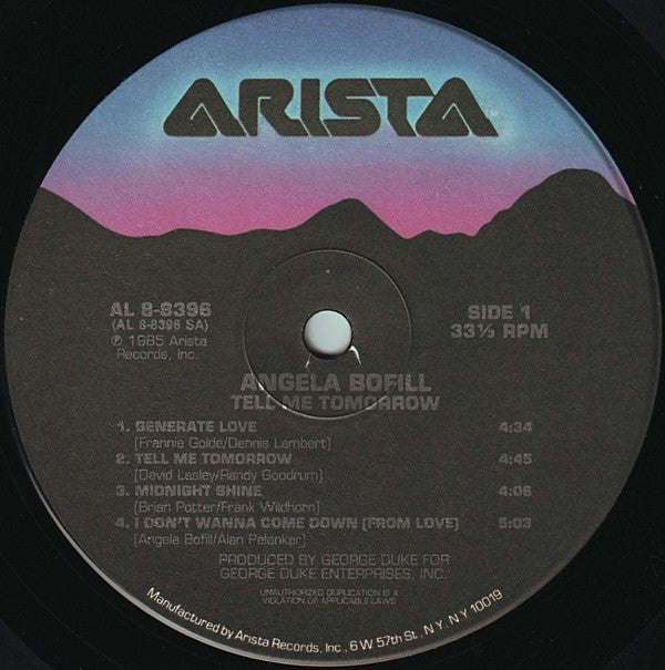 Angela Bofill - Tell Me Tomorrow - LP