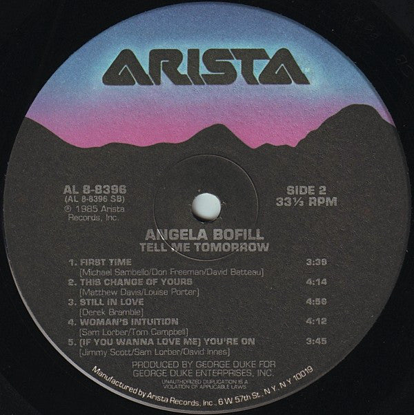 Angela Bofill - Tell Me Tomorrow - LP