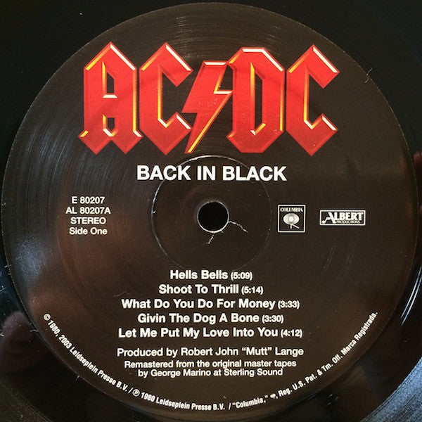 AC/DC - Back In Black - LP