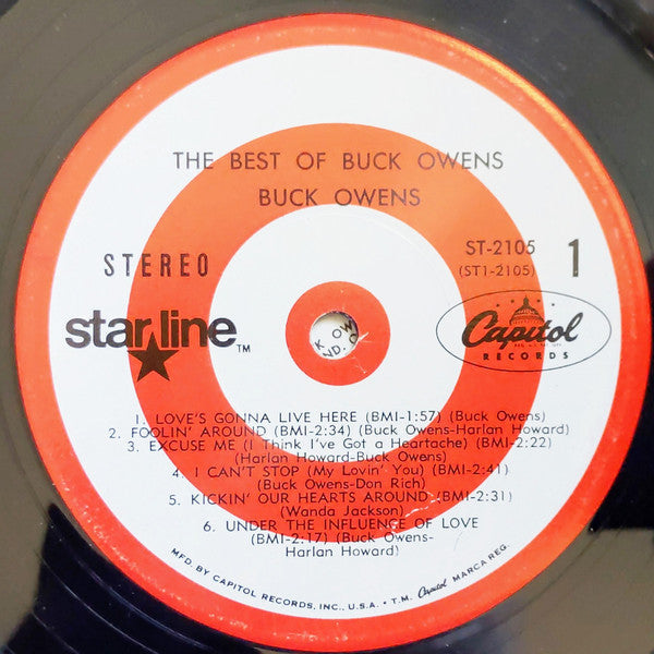 Buck Owens - The Best Of Buck Owens - LP