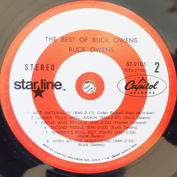 Buck Owens - The Best Of Buck Owens - LP