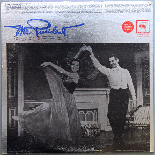 Irving Berlin / Featuring Robert Ryan, Nanette Fabray With Anita Gillette, Jack Haskell - Mr. President (A New Musical Comedy) - LP