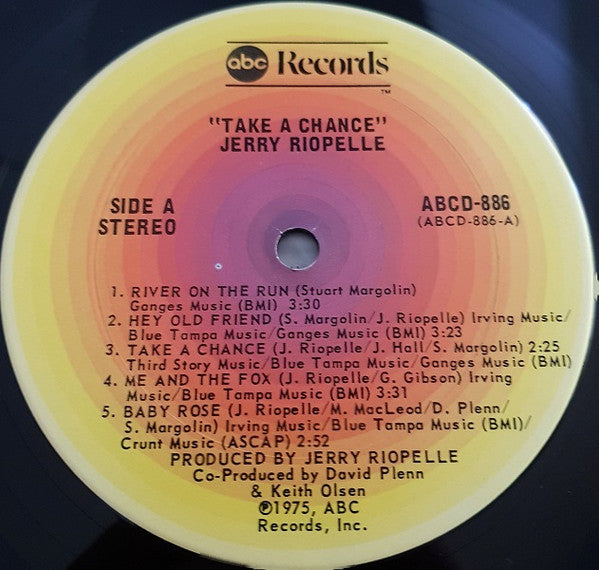 Jerry Riopelle - Take A Chance - LP