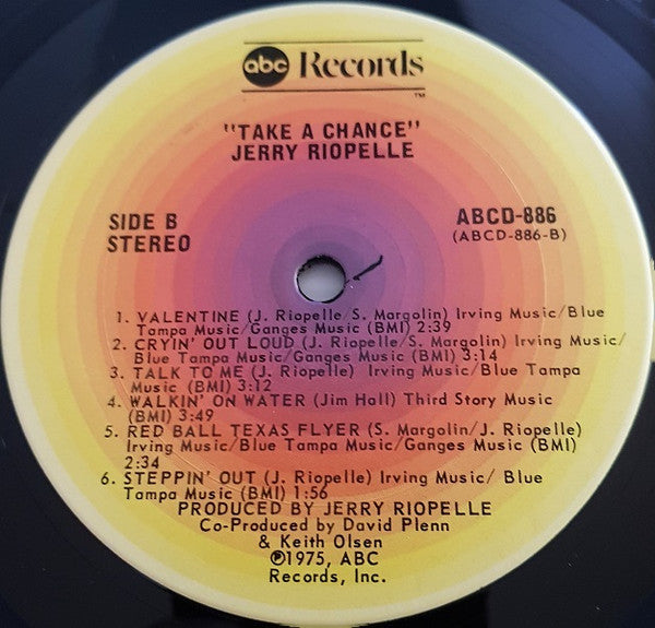 Jerry Riopelle - Take A Chance - LP