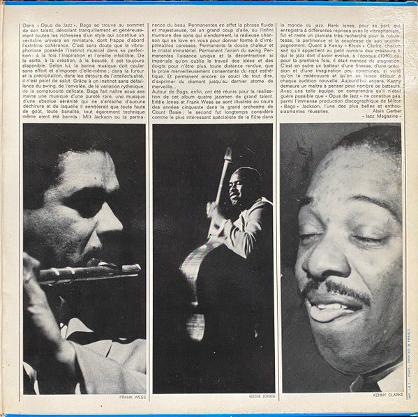 Milt Jackson - Opus De Jazz - LP