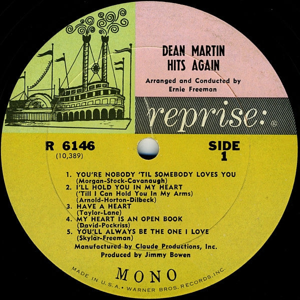 Dean Martin - Dean Martin Hits Again - LP