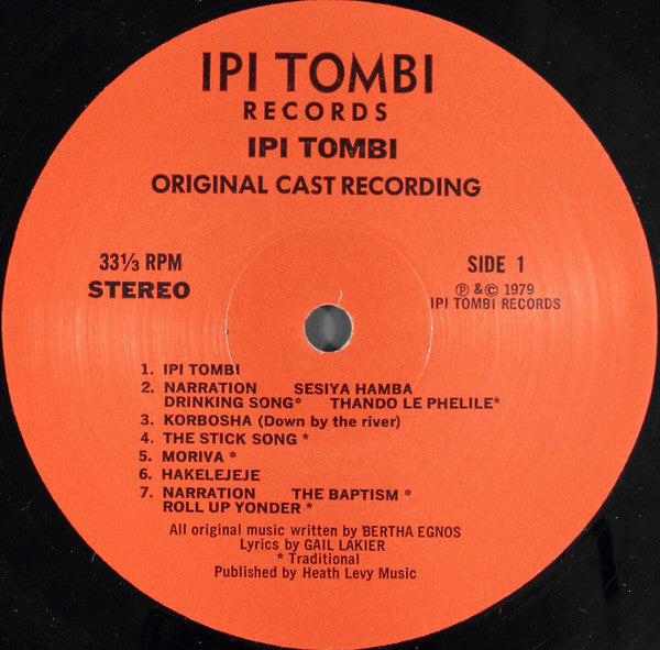 Ipi-Tombi - Bertha Egnos & Gail Lakier's Ipi Tombi: Original Cast Recording