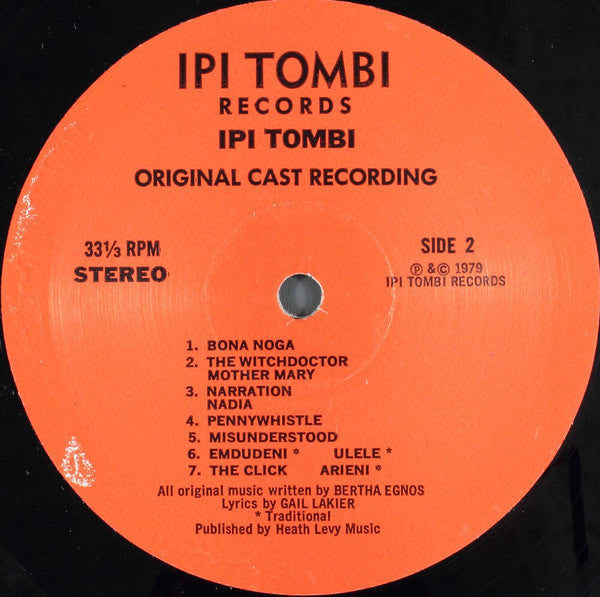 Ipi-Tombi - Bertha Egnos & Gail Lakier's Ipi Tombi: Original Cast Recording