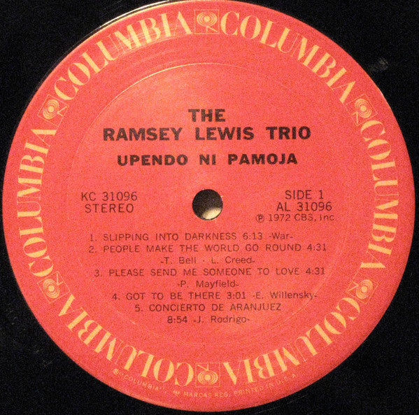 The Ramsey Lewis Trio - Upendo Ni Pamoja - LP