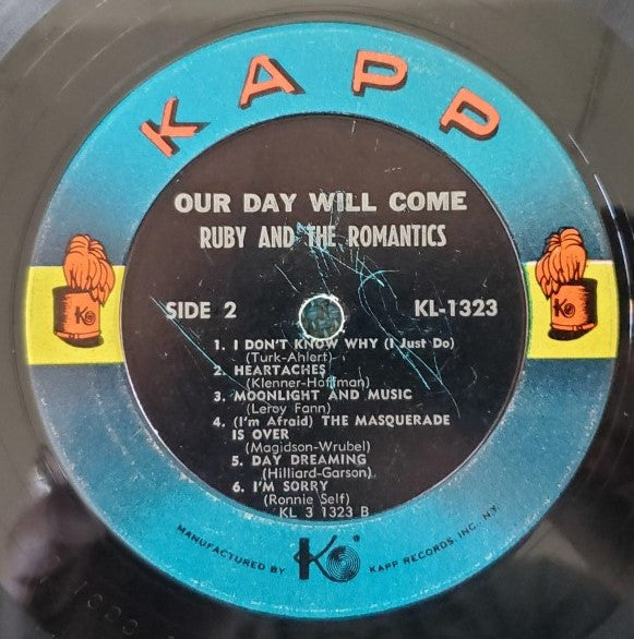 Ruby And The Romantics - Our Day Will Come - LP