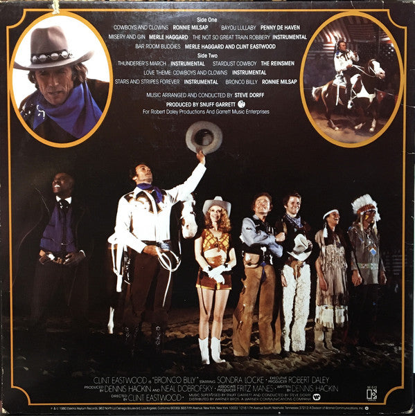Various - The Original Music Soundtrack From Clint Eastwood's - Bronco Billy - LP