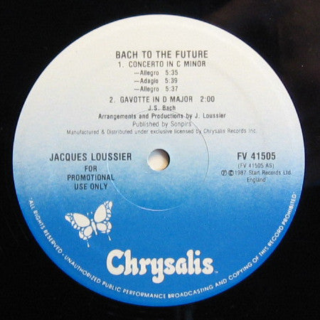 Jacques Loussier - Bach To The Future - LP